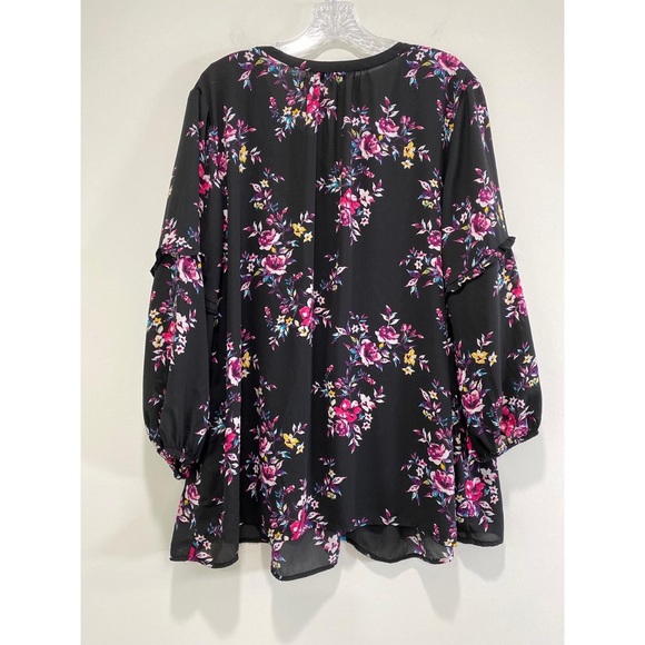 The Pioneer Woman 3/4 Sleeve Blouson Empire Tunic Top Womens Size XXXL - Picture 5 of 12